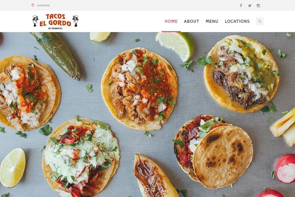 Risotto theme site design template sample