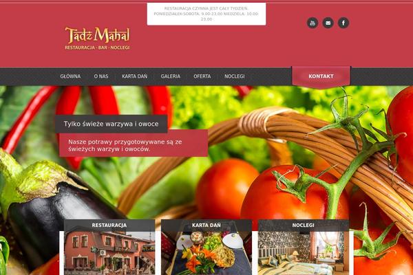 Bistro theme site design template sample