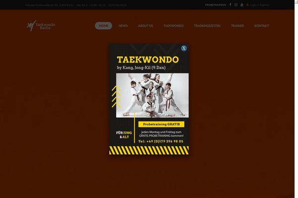 Tiger-claw theme site design template sample