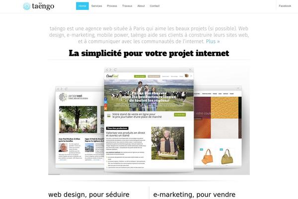 Novo theme site design template sample