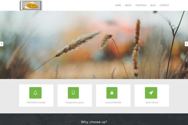 Sydney-child theme site design template sample