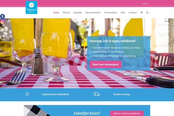 Total theme site design template sample