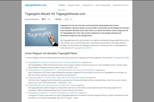 Site using Floating Social Bar plugin