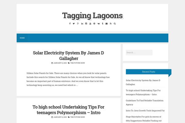 Custom Child Theme theme site design template sample