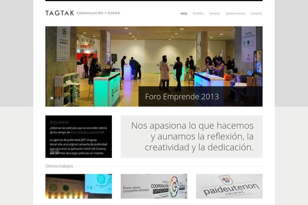 Proton theme site design template sample