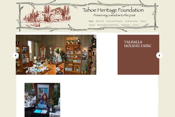 tahoeheritage.org site used Avada