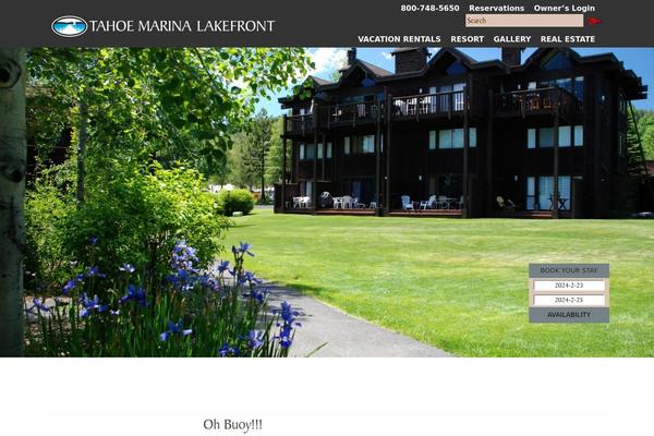 Tahoe theme site design template sample