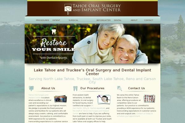 tahoeoralsurgery.com site used Tos_r_theme