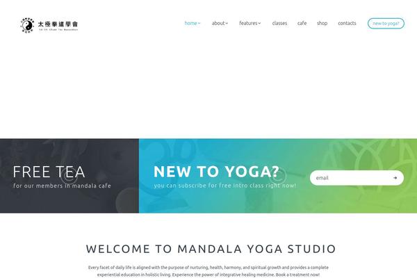 Mandala theme site design template sample