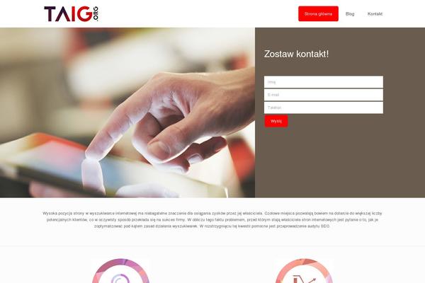 Site using Gutentor plugin
