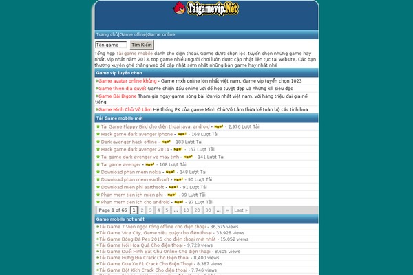 mgame theme websites examples