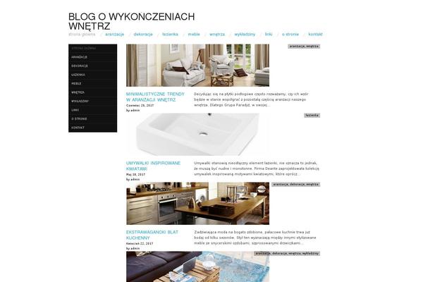 Oxygen theme site design template sample