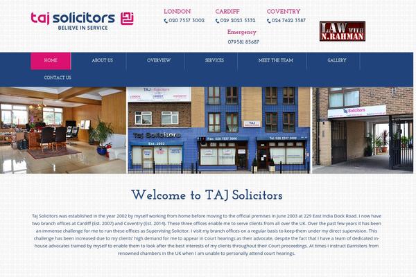 tajsolicitors.com site used Taj