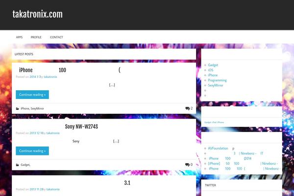 Generic theme site design template sample