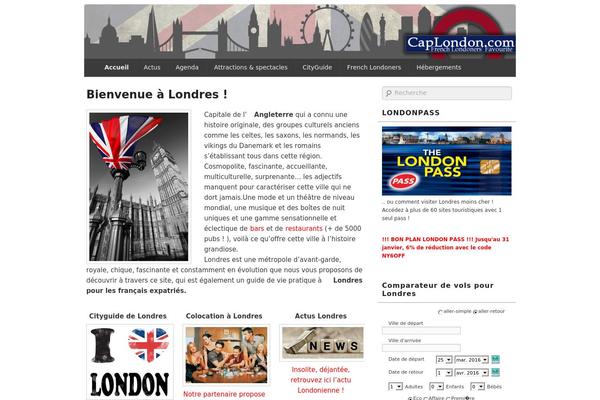 caplondon theme websites examples