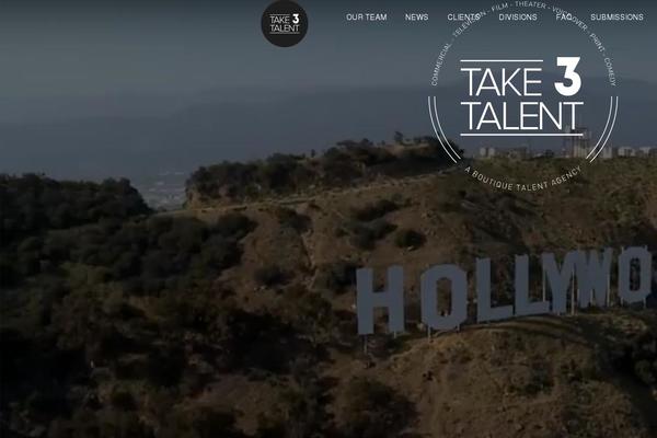 take3talent.com site used Onda