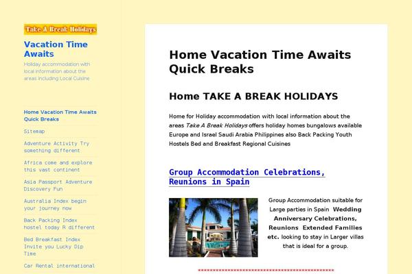 Site using Page-list plugin