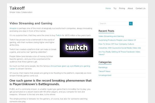 takeoffvideo.com site used Spacious