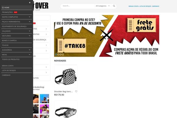 Site using Melhor-envio-cotacao plugin