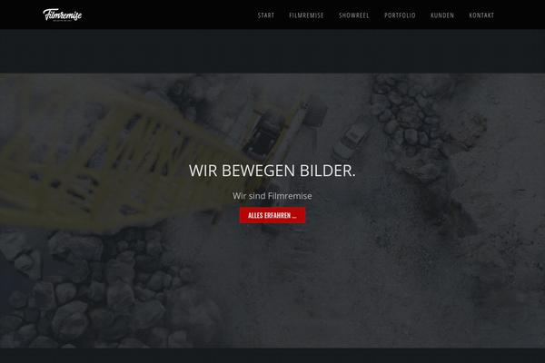 North-child theme site design template sample