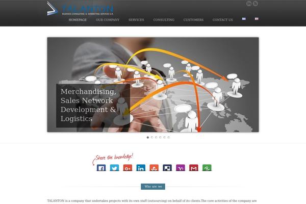 talanton.gr site used Enticing