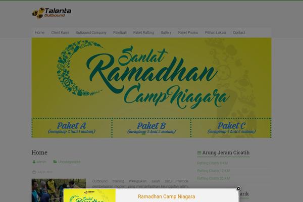 talentaoutbound.com site used Fiona Blog