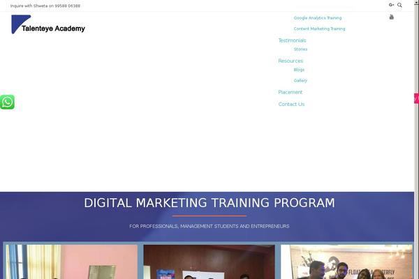 Enlighten theme site design template sample