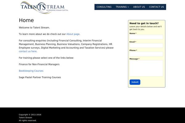 Site using Thrive-ovation plugin