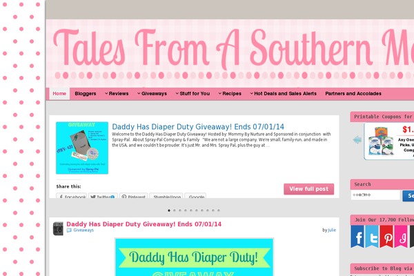 talesfromasouthernmom.com site used Restored316-tasteful