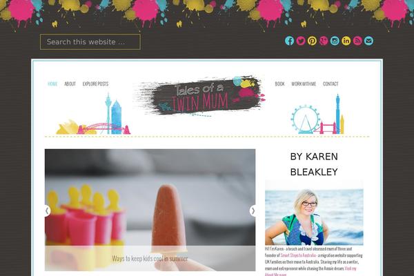 Lovely theme site design template sample