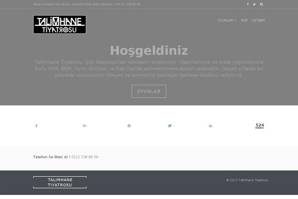 Site using Theater for WordPress plugin