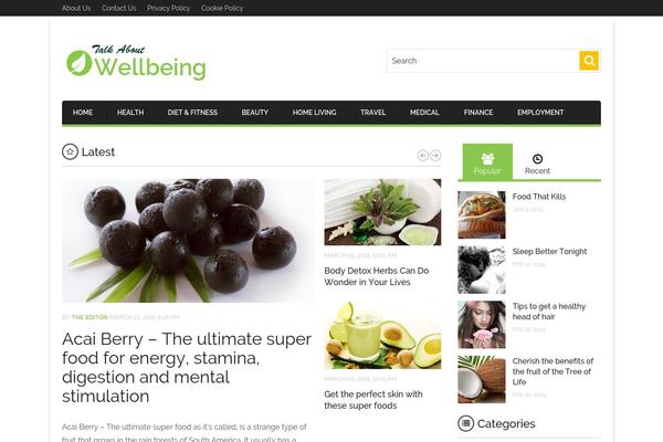 Curated theme site design template sample