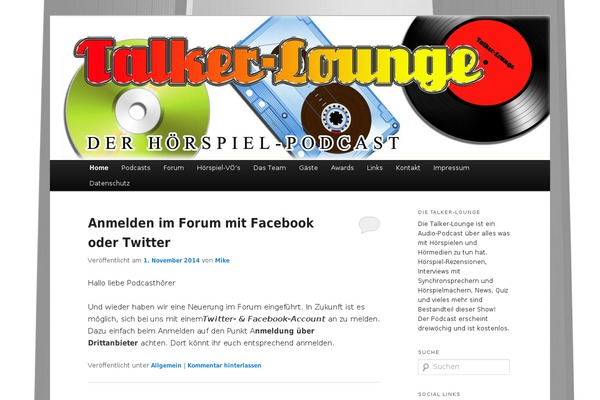 Site using Podlove Podcast Publisher plugin