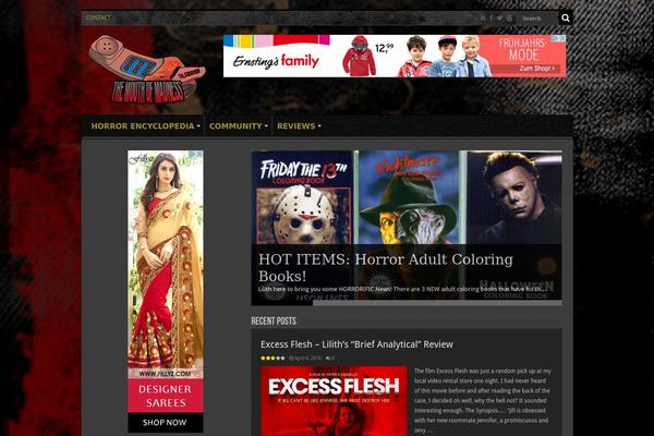 Sahifa theme site design template sample