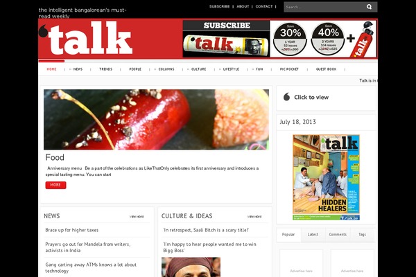 Head Blog theme site design template sample