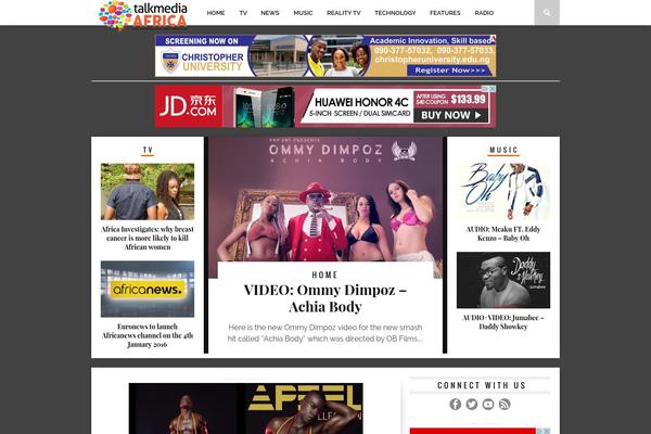 Click-mag theme site design template sample