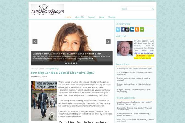 talkourdogs.com site used Yuki Blogger
