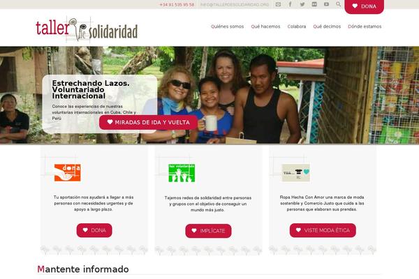 Charitas theme site design template sample