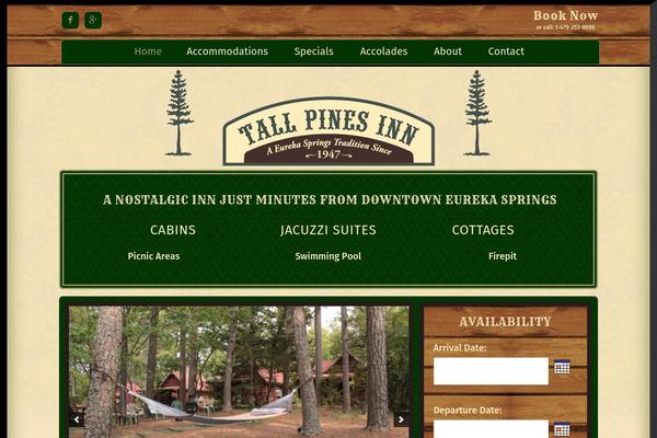 tallpinesinn.com site used Ios-avada
