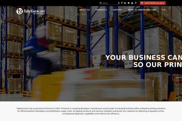 tally.com site used Printronix