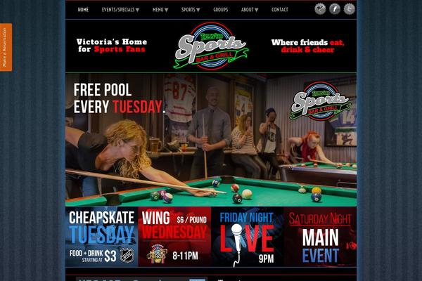 Ascent theme site design template sample