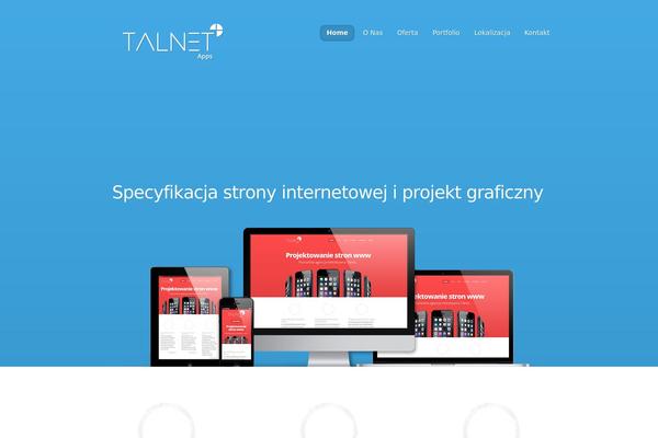 talnet.pl site used Divi
