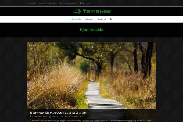 Total theme site design template sample