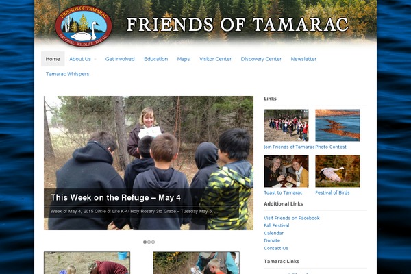 tamaracfriends.org site used Canvas-child-theme