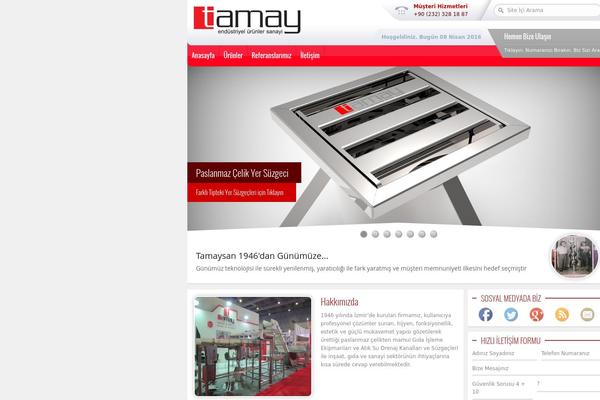 Industro theme site design template sample