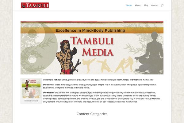 Site using MyBookTable Bookstore by Author Media plugin