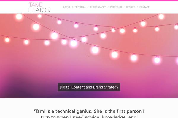 tamiheaton.com site used Mimi