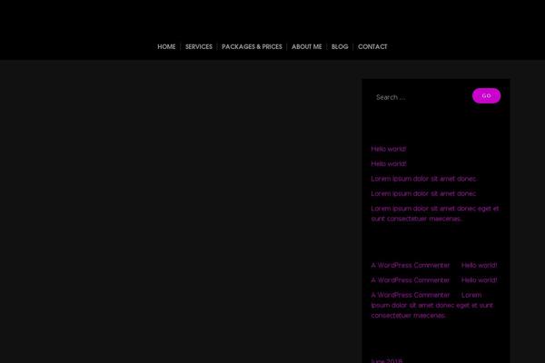 Soundwave theme site design template sample