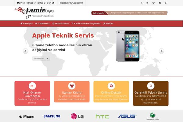 Ostrya theme site design template sample