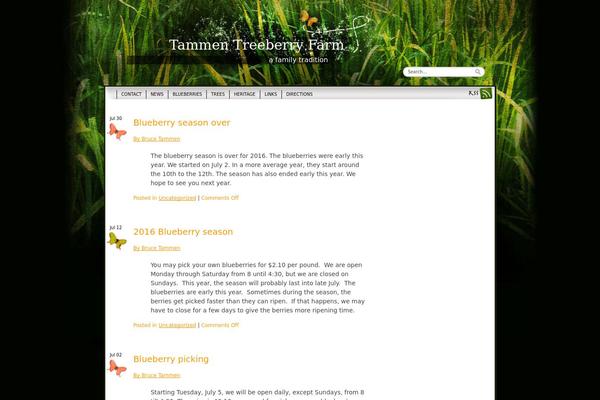 Greener Side theme site design template sample